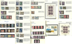 Österreich, Behrens Vordruck Album ab 1954-1978 sowie 1954-1976, ...