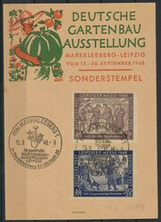 Sonderkarte "Deutsche Gartenbau Ausstellung" Leipzig von ...