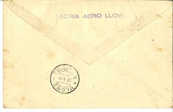 Albanien 30.5.25 Erstflug - Beleg "Premier vol Postal ...