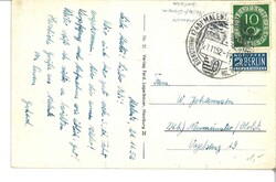 Ansichtskarte "Gruss aus Malente" gelaufen 1952.Automatically ...