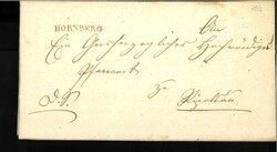 Vorphila document Hornberg (red stamp) 1832