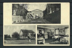 Postkarte Türkheim i. Bayern, Gasthaus zur Eisenbahn, ...