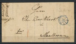 Pre-philately document 1847