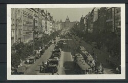 Postkarte Prag, Wenzelsplatz, gelaufenAutomatically generated ...