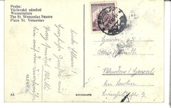 Postkarte Prag, Wenzelsplatz, gelaufenAutomatically generated ...