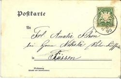 Postkarte Gruss aus Lechbruck, gelaufenAutomatically generated ...