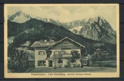 Postkarte Partenkirchen - Cafe Kochelberg, gelaufenAutomatically ...