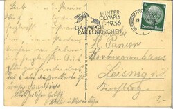 Postkarte Partenkirchen - Cafe Kochelberg, gelaufenAutomatically ...