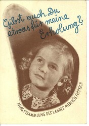 Postkarte Pfingstsammlung des Landes Niederösterreich, ...