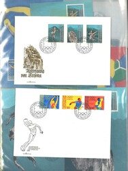 Dick gefülltes Album, Maxi- Karten und FDC, von 1981- 1985. Hoher ...