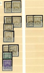 CSSR kleine Sammlung Portomarken, gestempelt.Automatically generated ...