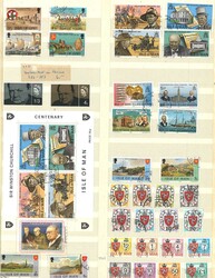 sehr dickes Album mit einer Abosammlung Isle of Man, hoher ...