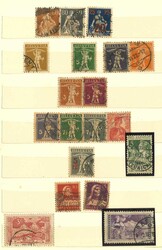 kleiner Posten Schweiz im Steckbuch aus Auflösung.Automatically ...