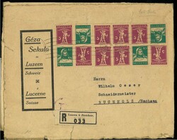 seltener Schweiz Brief 1930Automatically generated translation:Rare ...