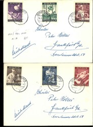 Austria 1954 on 2 sets of letters. MiNr. 999-104