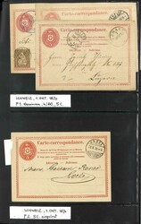 Sehr schöne Ganzsachen-Sammlung Schweiz ab Anfängen, ca. 245 ...