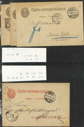 Sehr schöne Ganzsachen-Sammlung Schweiz ab Anfängen, ca. 245 ...