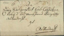 Vorphilabrief 1793. Zell a.H, hs. auf frühem, austax. Altbrief 1793 ...