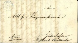 Vorphilabiref mit blauem Stempel  Automatically generated translation ...