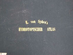 "Hydrotopischer Atlas" von E. von Sydow. Achtundzwanzig Gewässer- ...