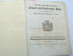 Grand Ducal Baden State and Government Gazette. Twenty-fifth Year, ...
