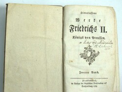 Hinterlassene Werke Friedrichs II. Königs von Preussen. Zweiter Band ...