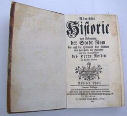 Römische Historie vin Erbauung der Stadt Rom bis auf die Schlacht ...