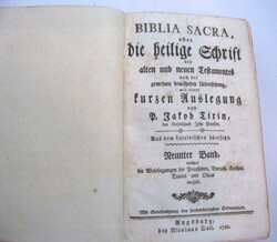 Biblia Sacra oder die heilige Schrift des alten und neuen Testamentes ...