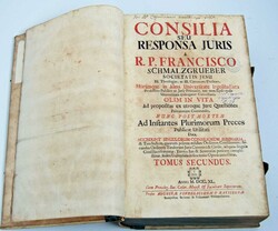 historisches Sammlerstück "Consilia seu Respona Juris" von Francisco ...