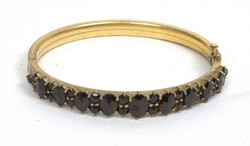 Bracelet set with grenades. Tombac. Diameter approx. 6.5 cm