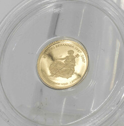 Fidschi 2007, 1 Dollar - Goldmünze, "20 Jahre Britannia". Gold 999, ...