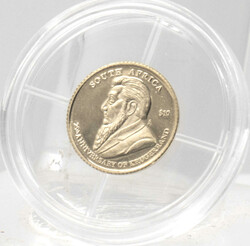 Liberia 2005, gold coin "10 Dollar Krugerrand". 585 gold. Weight: 0.5 ...