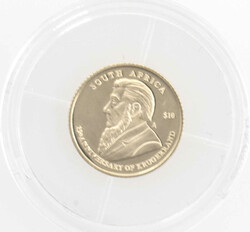 Liberia 2005, gold coin "10 Dollar Krugerrand". 585 gold. Weight: 0.5 ...