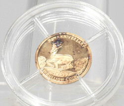 Süd Afrika 2007, Goldmünze "40 Jahre Bullion Münze". Gold 585. ...