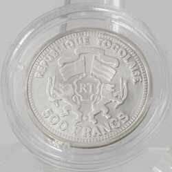 Togo 2003, 500 Francs - Silbermünze "Albrecht Dürer". Silber 999. ...