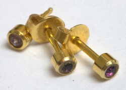 1 Paar Ohrringe und ein einzelner Ohrring, 750er Gold geprüft ...