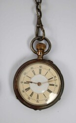 Taschenuhr mit Uhrenkette, Funktion nicht geprüftAutomatically ...