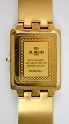 Damenarmbanduhr RB Rubenis, First Class, Swiss, Water Resistant, 24K ...