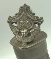 Schenkkanne / Prunkkanne Zinn. Schnabelstitze, wohl 18. / Anfang 19. ...