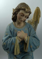 Neoklassismus Antike Engelsfigur,mit blauen Gewand mit gesteckten ...