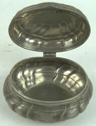 Zinndose mit Deckel, oval, ca. 1930, August WeygangAutomatically ...