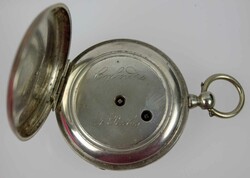 antike Taschenuhr "Cylindre 4 Rubis" mit Schlüsselaufzug. 800er ...