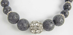 schwarze Schaumkorallenkette. Ca. 40 cm lang.Automatically generated ...