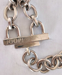 Unique 925 sterling silver bracelet, Joop. Length approx. 18.5 cm