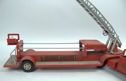 Hydraulischer Feuerwehr Leiterwagen "Tonka", 50/60er Jahre. Original ...