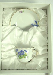 Meissen, Mokkatasse Motiv Streublumen, im Original Karton. Neu und ...