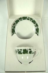 Meissen, Mokkatasse Motiv Weinblätter, im Original Karton. Neu und ...