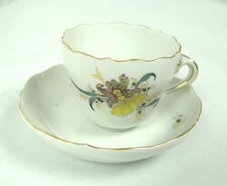 Meissen, Mokkatasse Motiv Orchidee, im Original Karton. Neu und ...