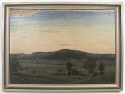 Ölgemälde auf Hartfaserplatte "Hessische Toskana" rechts unten ...