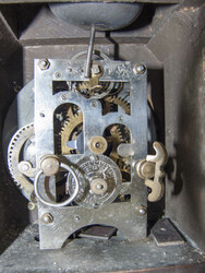 Antike Junghans Tischuhr mit Weckfunktion, ca. 1900, für den ...